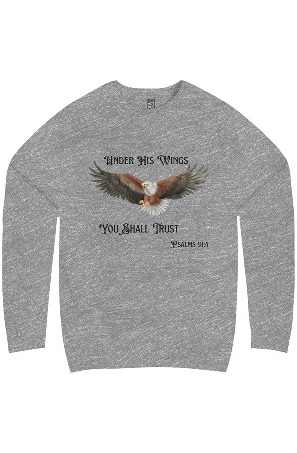 Under His Wings Christian Sweatshirt