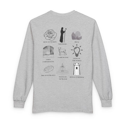 Who Is Jesus To You? Long Sleeve - Christian Faith Icons Tee