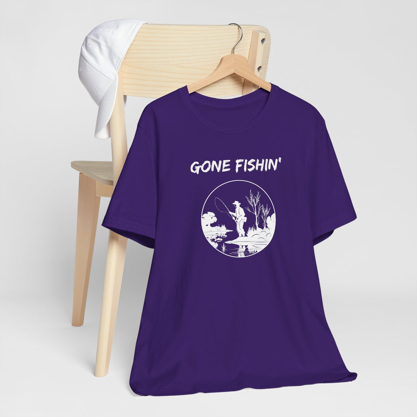 Gone Fishin' Tee — 'Fishers of Men' Christian Fishing T-Shirt