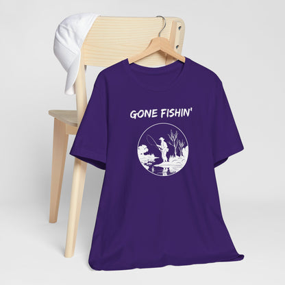 Gone Fishin' Tee — 'Fishers of Men' Christian Fishing T-Shirt