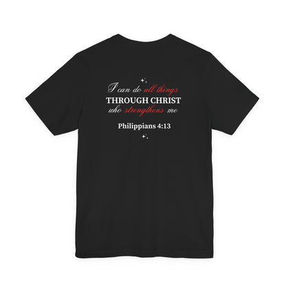 Christian Philippians 4:13 T-Shirt — "Feeling Weak?" Strength Faith Tee