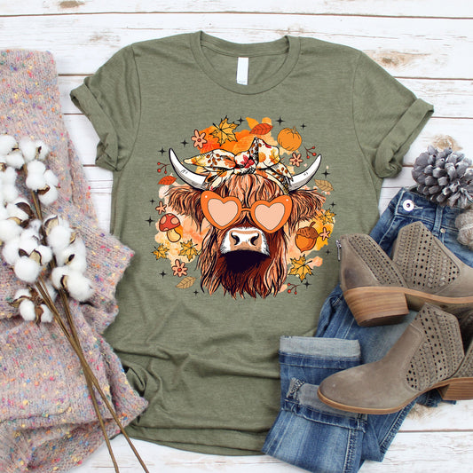 Highland Cow Tee