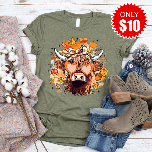 Highland Cow Tee - 10