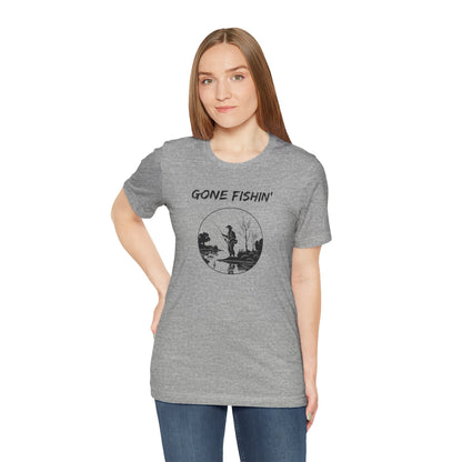 Gone Fishin' Tee — 'Fishers of Men' Christian Fishing T-Shirt