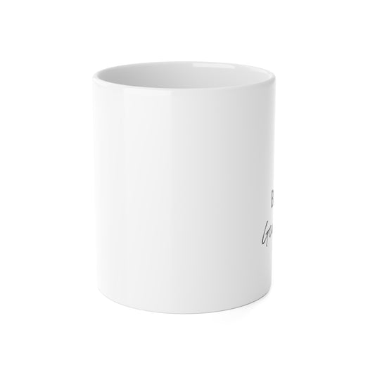 Classic White Ceramic Mug – 11oz Everyday Coffee & Tea Cup