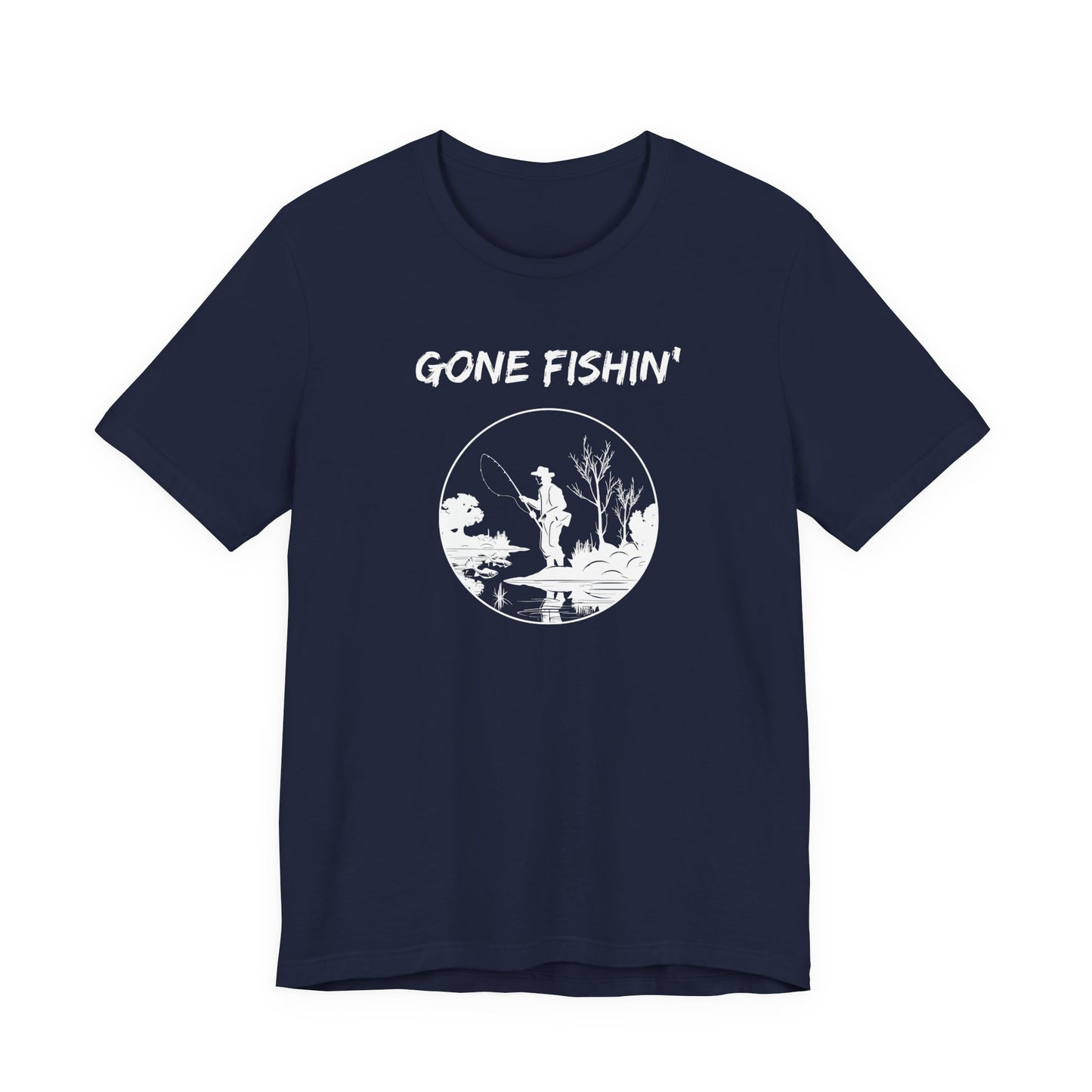 Gone Fishin' Tee — 'Fishers of Men' Christian Fishing T-Shirt