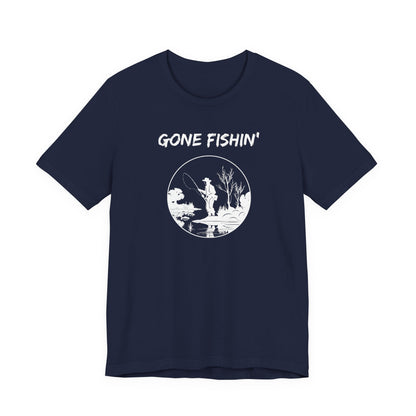 Gone Fishin' Tee — 'Fishers of Men' Christian Fishing T-Shirt