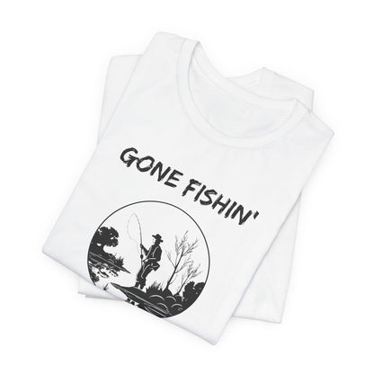 Gone Fishin' Tee — 'Fishers of Men' Christian Fishing T-Shirt