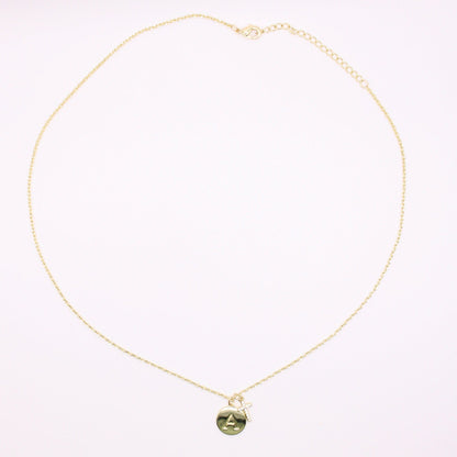 Initial Cross Gold Necklace (Copy)