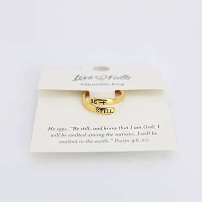 Gold & Platinum Plated Brass Ring