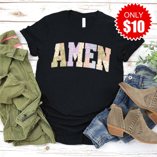 Amen Tee - Black - 10