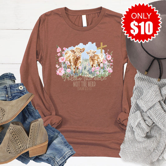 Follow The Word Long Sleeve - Heather Chestnut - 10