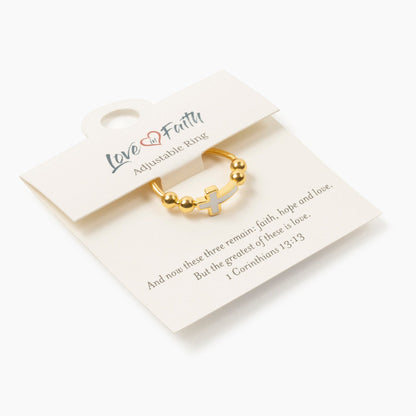 Gold & Platinum Plated Brass Ring