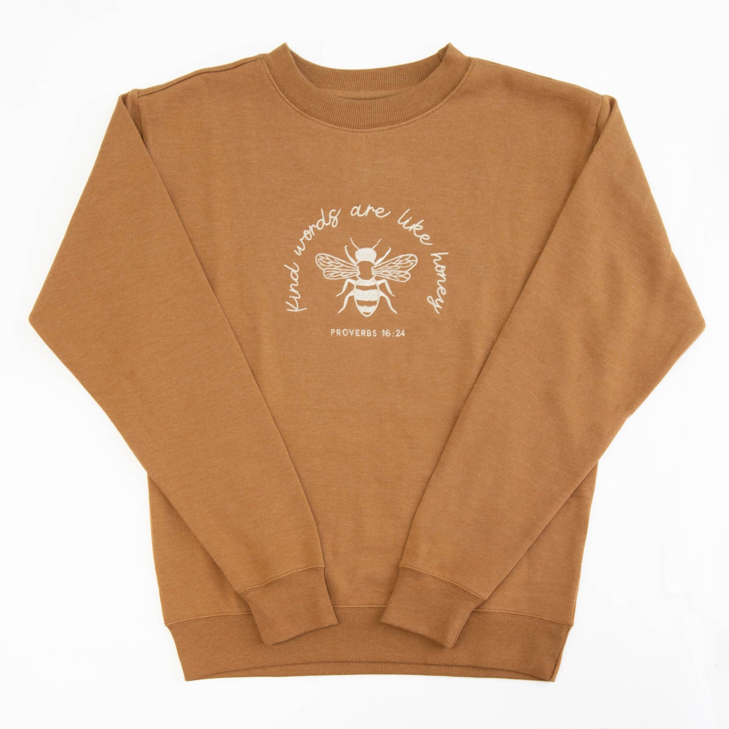 Kind Words Embroidered Crewneck Sweatshirt