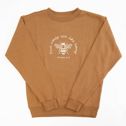 Kind Words Embroidered Crewneck Sweatshirt