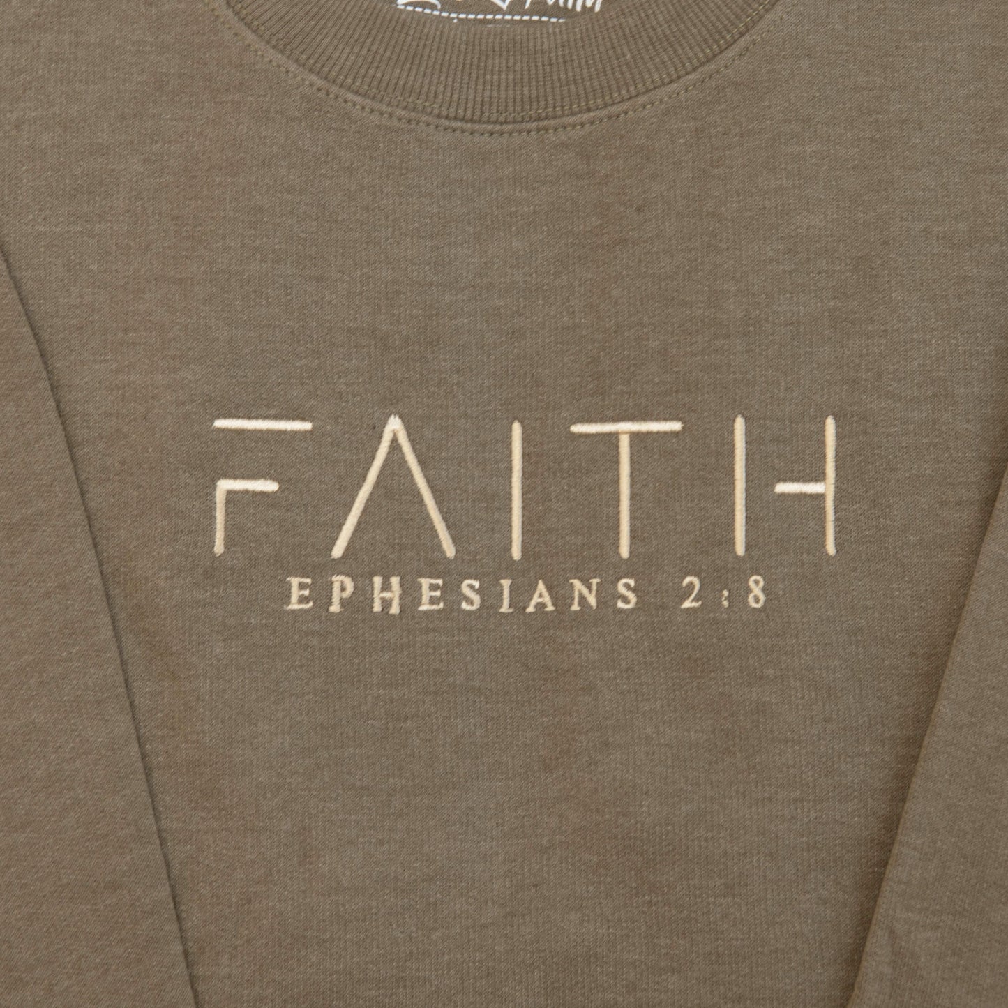 Faith Embroidered Crewneck Sweatshirt