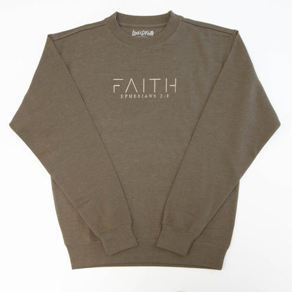Faith Embroidered Crewneck Sweatshirt