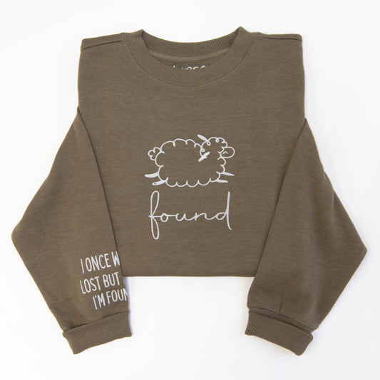 Found Embroidered Crewneck Sweatshirt