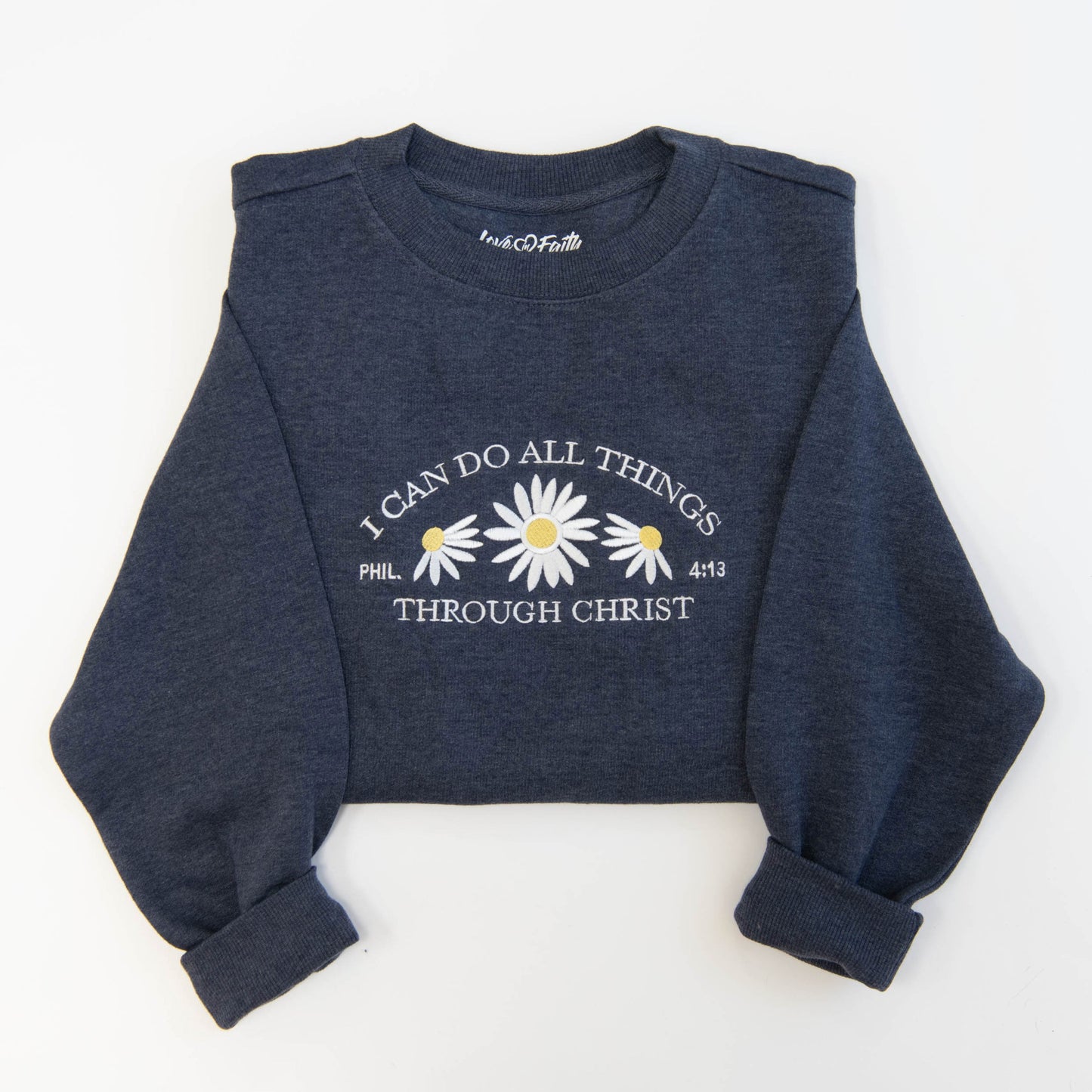 I Can Do All Things Embroidered Crewneck Sweatshirt