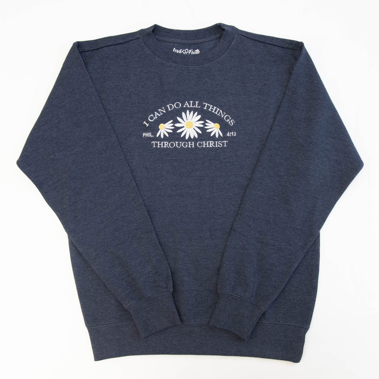 I Can Do All Things Embroidered Crewneck Sweatshirt