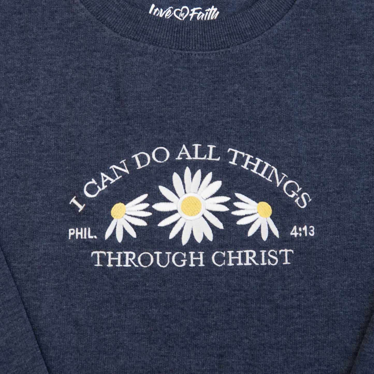 I Can Do All Things Embroidered Crewneck Sweatshirt