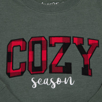 Cozy Season Side Slit Crewneck Sweatshirt
