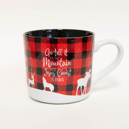 Go Tell it on the Mountain Ceramic 15 oz Mug With Handle