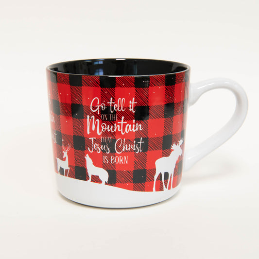 Go Tell it on the Mountain Ceramic 15 oz Mug With Handle