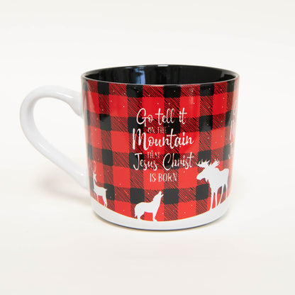 Go Tell it on the Mountain Ceramic 15 oz Mug With Handle