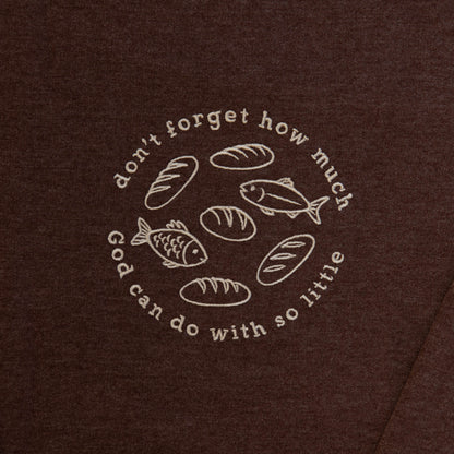 Fishes and Loaves Embroidered Crewneck Sweatshirt