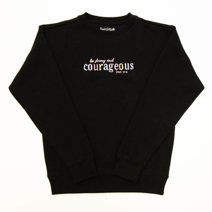 Courageous Embroidered Crewneck Sweatshirt
