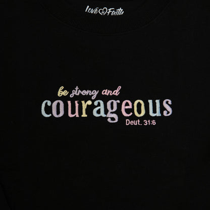 Courageous Embroidered Crewneck Sweatshirt
