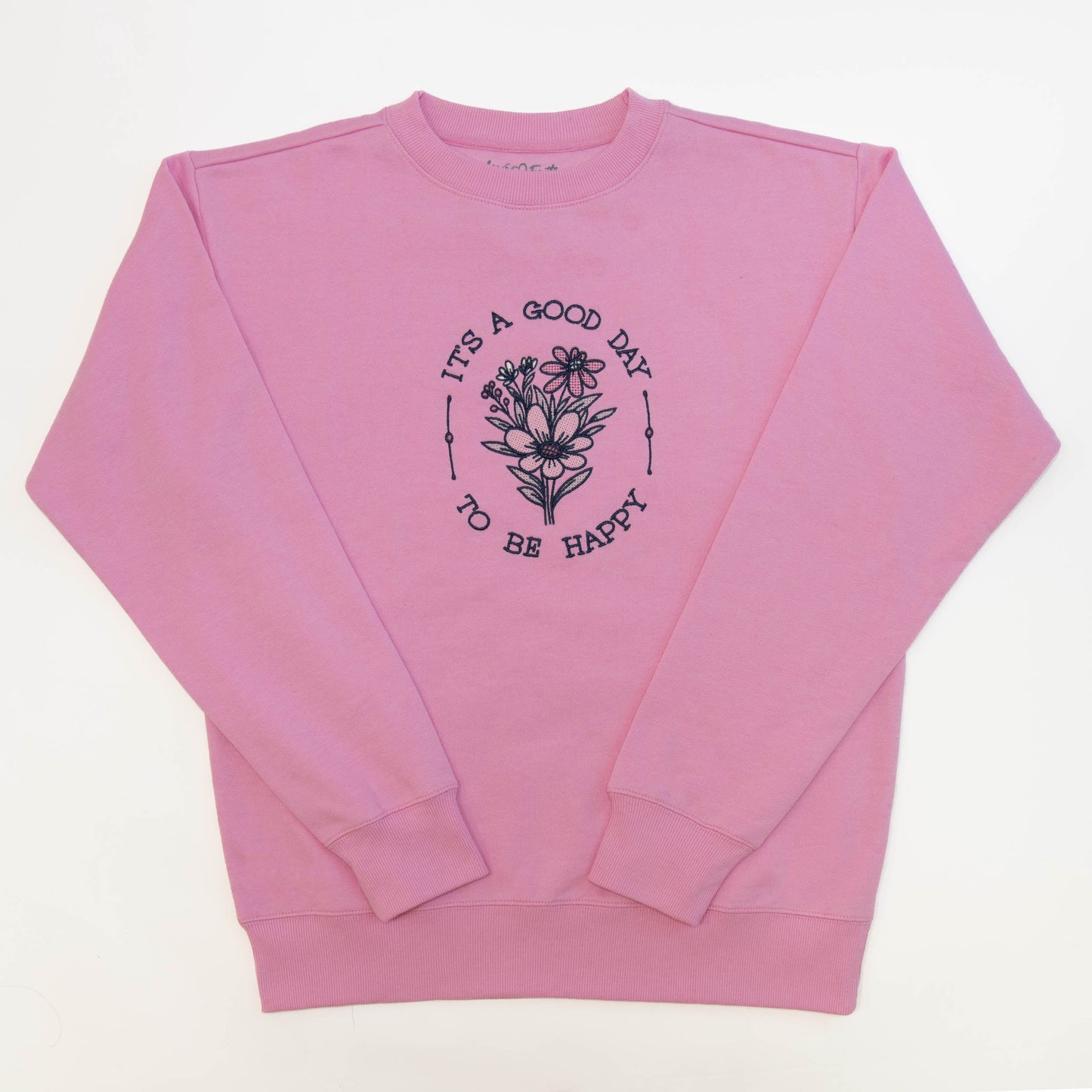 Good Day Embroidered Crewneck Sweatshirt
