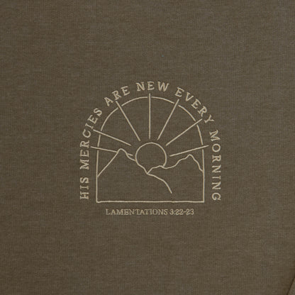 His Mercies are New Embroidered Crewneck Sweatshirt