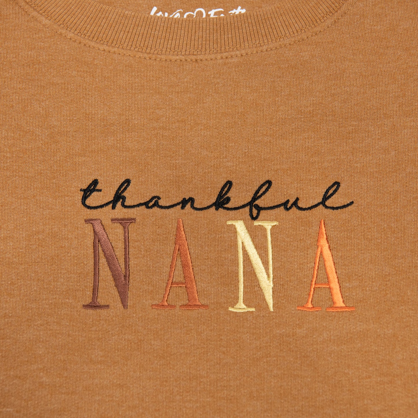 Embroidered Thankful Nana Sweatshirt