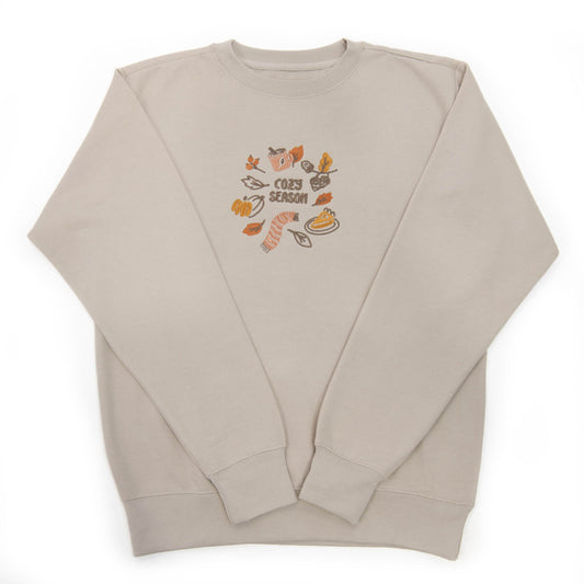 Embroidered Cozy Season Sweatshirt - 5