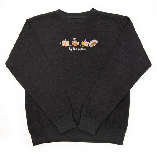 Embroidered Tis the Season Sweatshirt