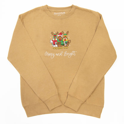 Crazy Christmas Chickens Sweatshirt