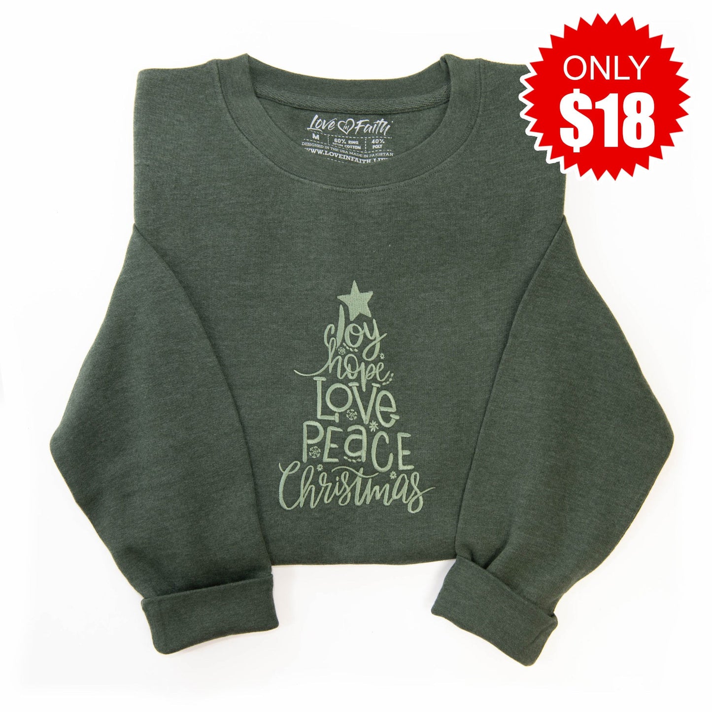 Joy Hope Love Sweatshirt - 18