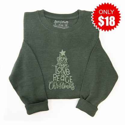 Joy Hope Love Sweatshirt - 18