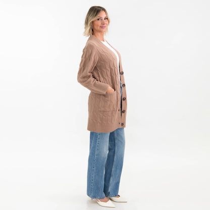 Faith Hope Love Cable Knit Cardigan