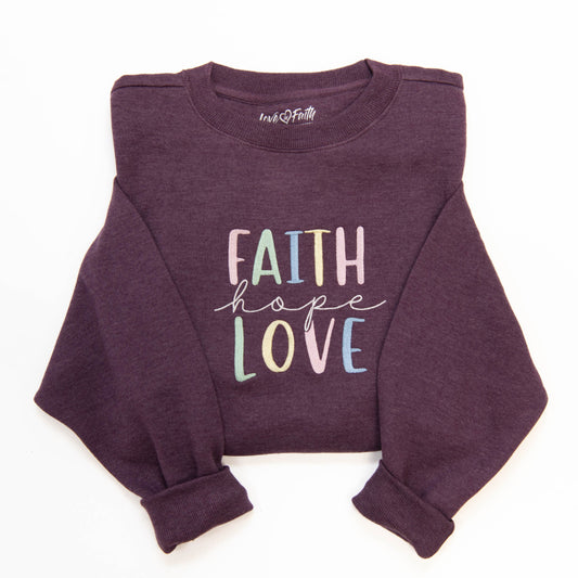 Faith Hope Love Sweatshirt