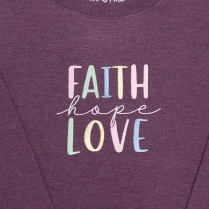 Faith Hope Love Sweatshirt