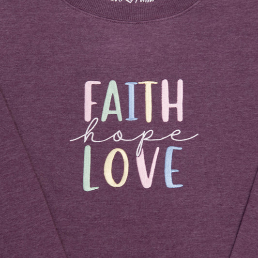 Faith Hope Love Sweatshirt
