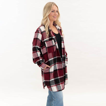 Blessed Plaid Shacket