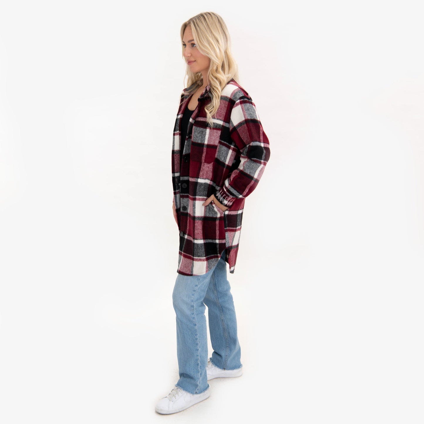 Blessed Plaid Shacket