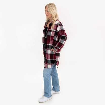 Blessed Plaid Shacket