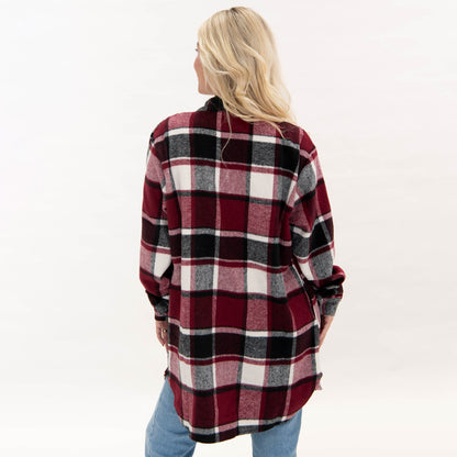 Blessed Plaid Shacket