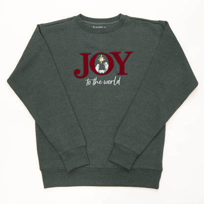 Embellished Joy to the World Sweatshirt - 24