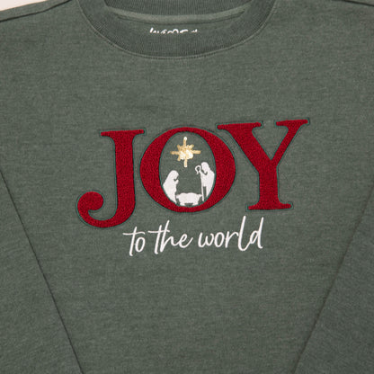 Embellished Joy to the World Sweatshirt - 24